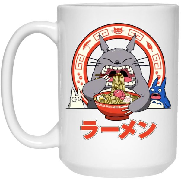 Totoro And Mei - Totoro Ramen Mug-House Decor, Mug, My Neighbor Totoro, Totoro And Mei