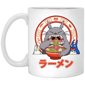 Totoro And Mei - Totoro Ramen Mug-House Decor, Mug, My Neighbor Totoro, Totoro And Mei