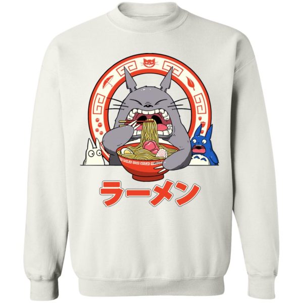 Tom Totoro Concrete Atlantic City - Totoro Ramen Sweatshirt-Apparel, My Neighbor Totoro, Sweatshirt, Tom Totoro Concrete Atlantic City