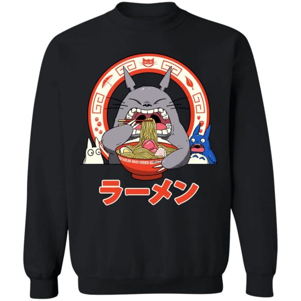 Tom Totoro Concrete Atlantic City - Totoro Ramen Sweatshirt-Apparel, My Neighbor Totoro, Sweatshirt, Tom Totoro Concrete Atlantic City