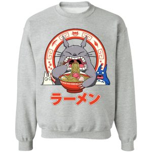 Tom Totoro Concrete Atlantic City - Totoro Ramen Sweatshirt-Apparel, My Neighbor Totoro, Sweatshirt, Tom Totoro Concrete Atlantic City