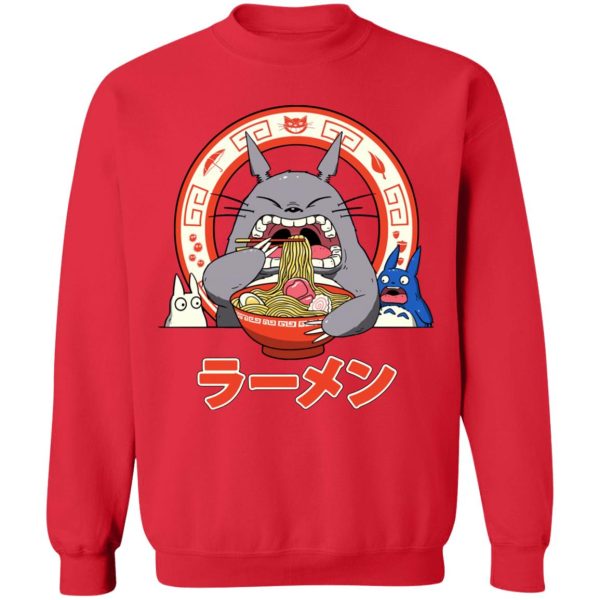 Tom Totoro Concrete Atlantic City - Totoro Ramen Sweatshirt-Apparel, My Neighbor Totoro, Sweatshirt, Tom Totoro Concrete Atlantic City