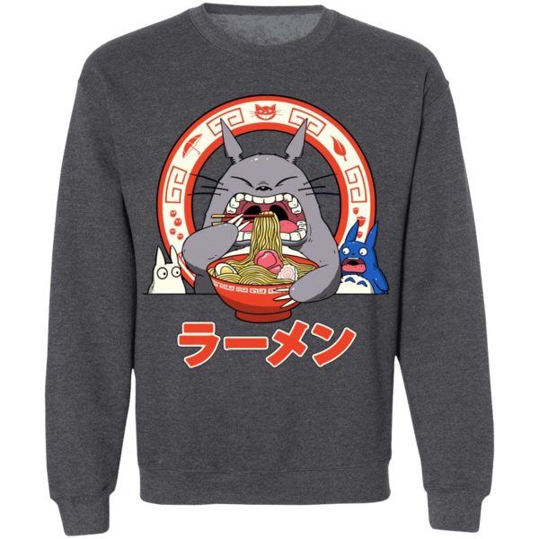 Tom Totoro Concrete Atlantic City - Totoro Ramen Sweatshirt-Apparel, My Neighbor Totoro, Sweatshirt, Tom Totoro Concrete Atlantic City