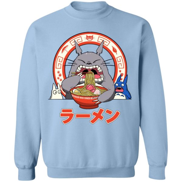 Tom Totoro Concrete Atlantic City - Totoro Ramen Sweatshirt-Apparel, My Neighbor Totoro, Sweatshirt, Tom Totoro Concrete Atlantic City