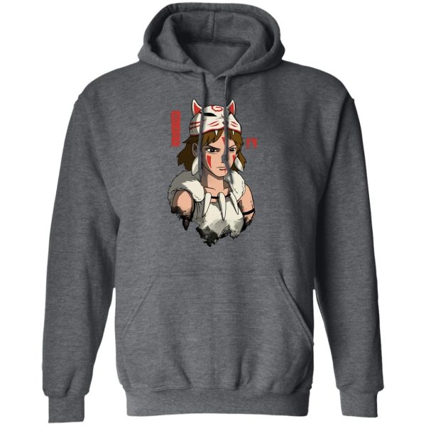 Princess Mononoke English Cast - Mononoke The Wolf Girl Hoodie-Apparel, Hoodie, princess mononoke, Princess Mononoke English Cast