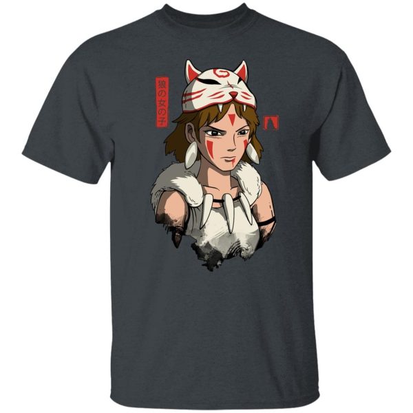 Watch Princess Mononoke - Mononoke The Wolf Girl T Shirt-Apparel, princess mononoke, Tshirt, Watch Princess Mononoke