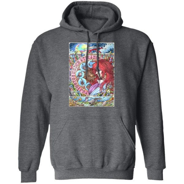 Ponyo Showtimes - Ponyo’s Father Portrait Art Hoodie-Apparel, Hoodie, ponyo, Ponyo Showtimes