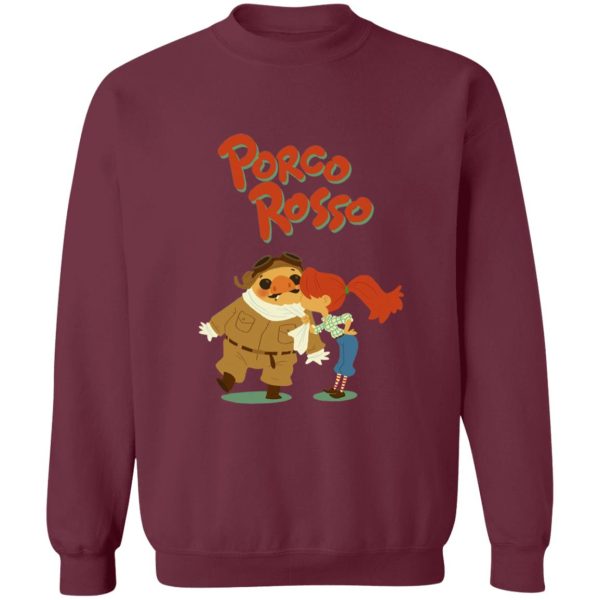 Porco Rosso – The Kiss Sweatshirt-Apparel, porco rosso, Sweatshirt