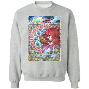 Real Life Ponyo Type Of Fish - Ponyo’s Father Portrait Art Sweatshirt-Apparel, ponyo, Real Life Ponyo Type Of Fish, Sweatshirt