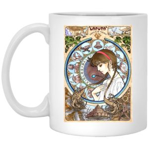 Laputa - Castle In The Sky - Laputa: Castle in The Sky – Sheeta Portrait Art Mug-House Decor, Laputa: Castle in the Sky, Mug