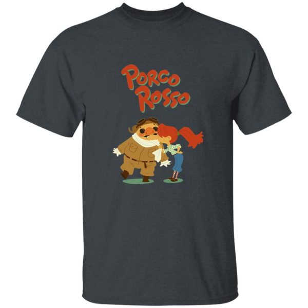 Porco Rosso – The Kiss T Shirt-Apparel, porco rosso, Tshirt