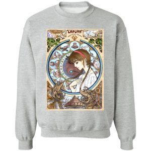 Laputa Castle In The Sky Movie - Laputa: Castle in The Sky – Sheeta Portrait Art Sweatshirt-Apparel, Laputa Castle In The Sky Movie, Laputa: Castle in the Sky, Sweatshirt