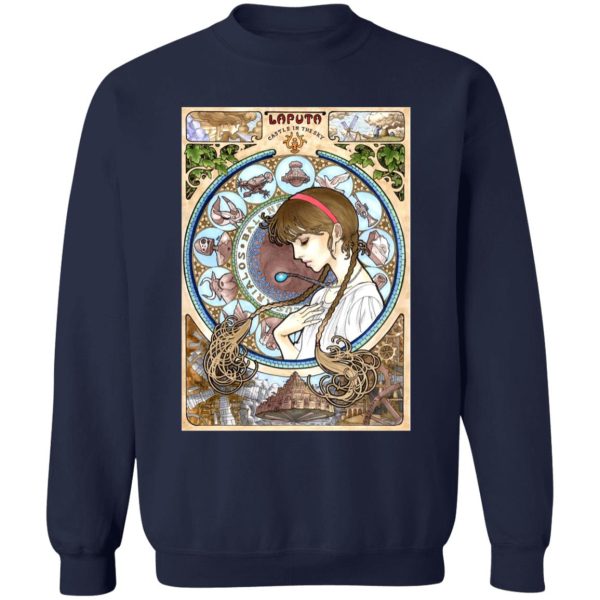 Laputa Castle In The Sky Movie - Laputa: Castle in The Sky – Sheeta Portrait Art Sweatshirt-Apparel, Laputa Castle In The Sky Movie, Laputa: Castle in the Sky, Sweatshirt