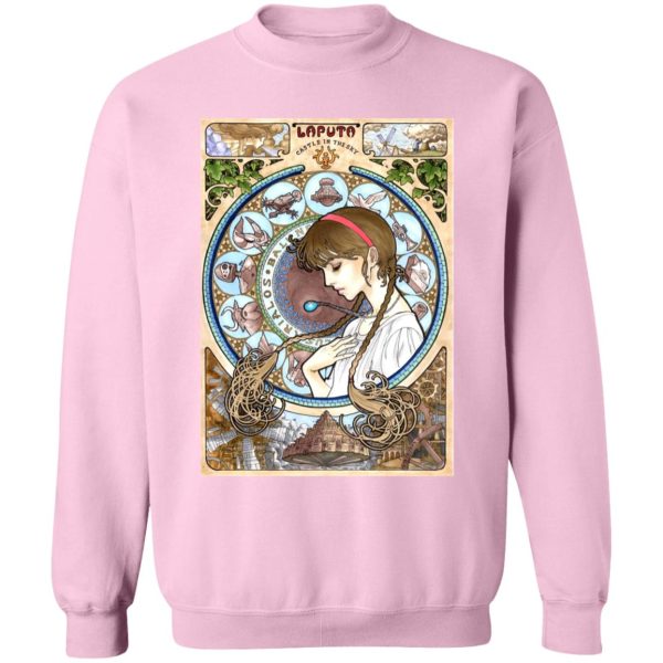 Laputa Castle In The Sky Movie - Laputa: Castle in The Sky – Sheeta Portrait Art Sweatshirt-Apparel, Laputa Castle In The Sky Movie, Laputa: Castle in the Sky, Sweatshirt