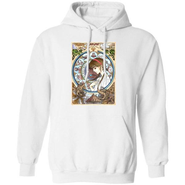 Studio Ghibli Laputa Castle In The Sky - Laputa: Castle in The Sky – Sheeta Portrait Art Hoodie-Apparel, Hoodie, Laputa: Castle in the Sky, Studio Ghibli Laputa Castle In The Sky