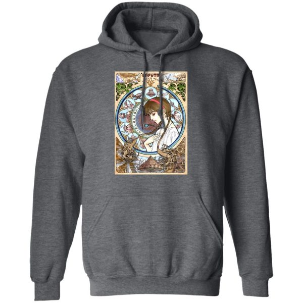 Studio Ghibli Laputa Castle In The Sky - Laputa: Castle in The Sky – Sheeta Portrait Art Hoodie-Apparel, Hoodie, Laputa: Castle in the Sky, Studio Ghibli Laputa Castle In The Sky