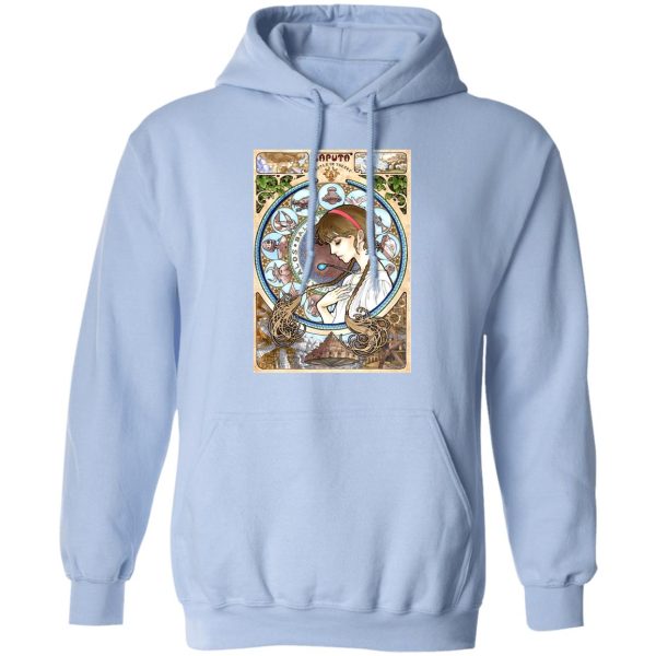 Studio Ghibli Laputa Castle In The Sky - Laputa: Castle in The Sky – Sheeta Portrait Art Hoodie-Apparel, Hoodie, Laputa: Castle in the Sky, Studio Ghibli Laputa Castle In The Sky