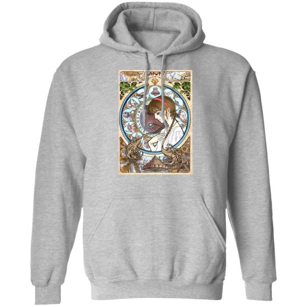 Studio Ghibli Laputa Castle In The Sky - Laputa: Castle in The Sky – Sheeta Portrait Art Hoodie-Apparel, Hoodie, Laputa: Castle in the Sky, Studio Ghibli Laputa Castle In The Sky