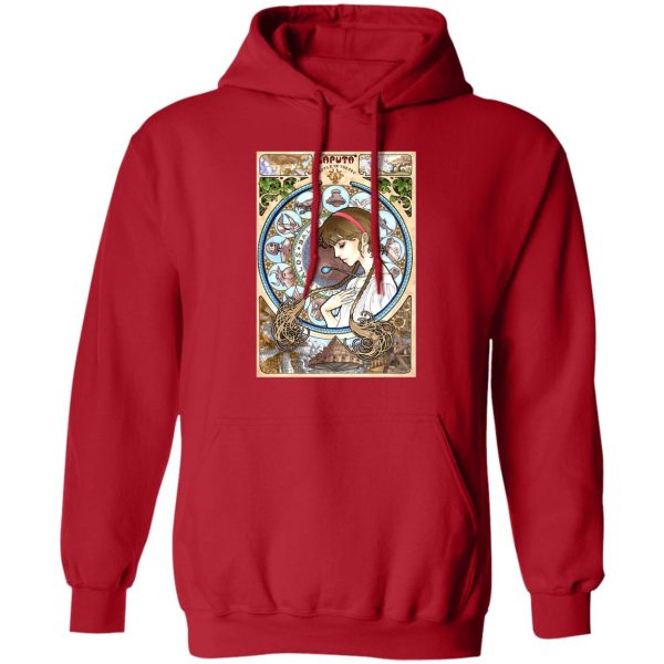 Studio Ghibli Laputa Castle In The Sky - Laputa: Castle in The Sky – Sheeta Portrait Art Hoodie-Apparel, Hoodie, Laputa: Castle in the Sky, Studio Ghibli Laputa Castle In The Sky