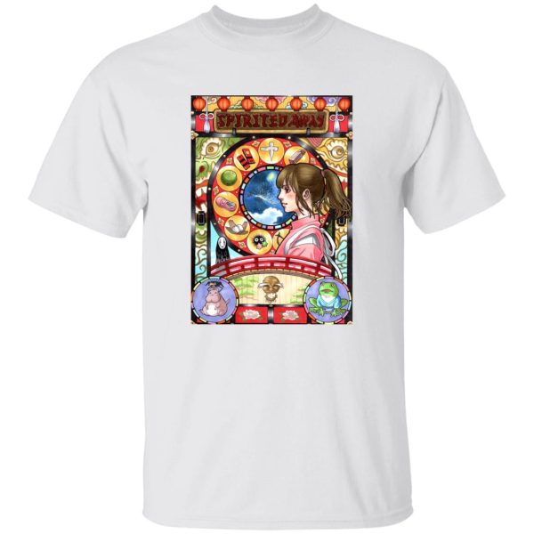 Haku Spirited Away - Spirited Away – Chihiro Portrait Art T Shirt-Apparel, Haku Spirited Away, Spirited Away, Tshirt