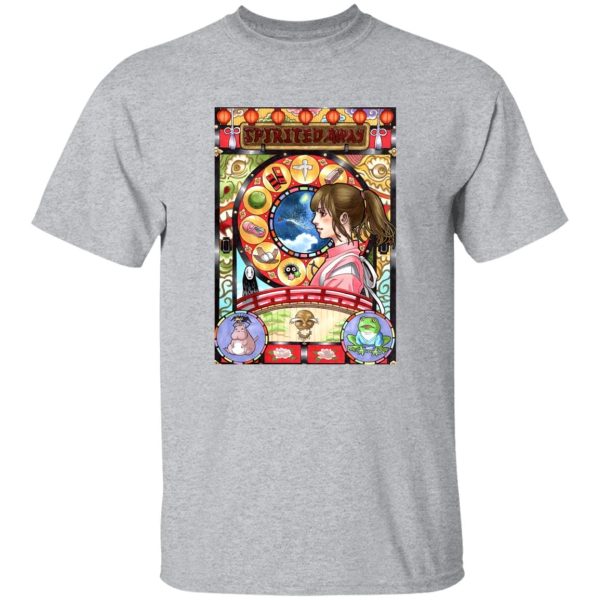 Haku Spirited Away - Spirited Away – Chihiro Portrait Art T Shirt-Apparel, Haku Spirited Away, Spirited Away, Tshirt