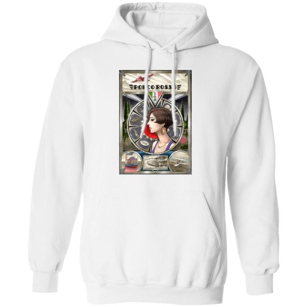 Porco Rosso Fiona Portrait Art Hoodie-Apparel, Hoodie, porco rosso