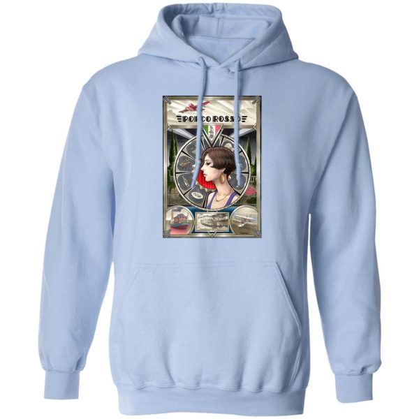 Porco Rosso Fiona Portrait Art Hoodie-Apparel, Hoodie, porco rosso