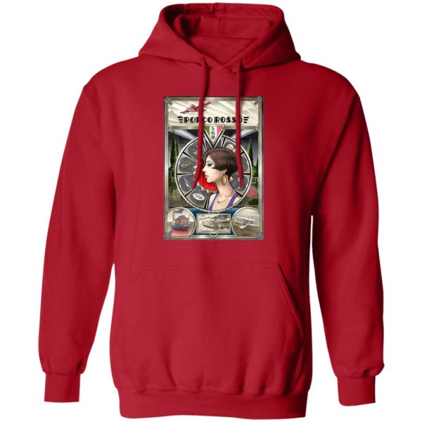 Porco Rosso Fiona Portrait Art Hoodie-Apparel, Hoodie, porco rosso