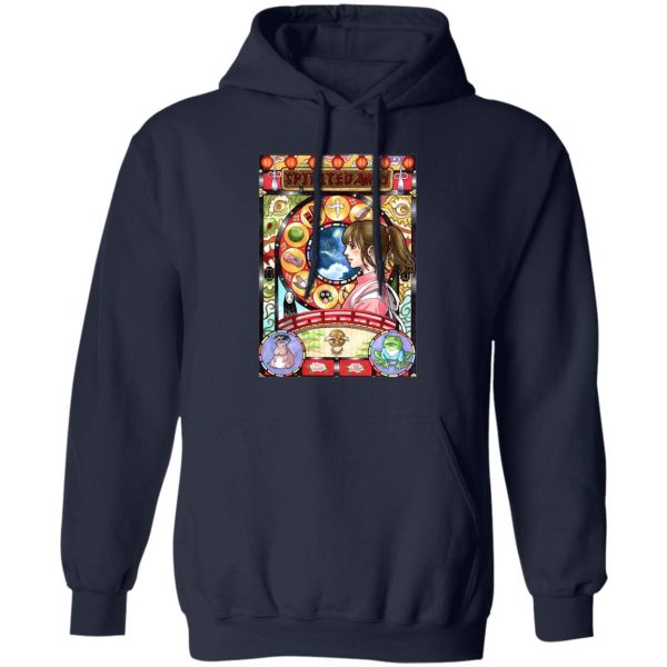 Spirited Away Frog - Spirited Away – Chihiro Portrait Art Hoodie-Apparel, Hoodie, Spirited Away, Spirited Away Frog