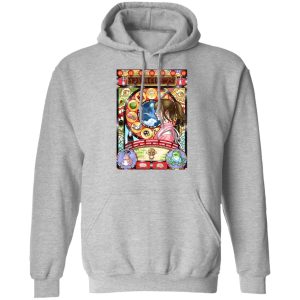 Spirited Away Frog - Spirited Away – Chihiro Portrait Art Hoodie-Apparel, Hoodie, Spirited Away, Spirited Away Frog