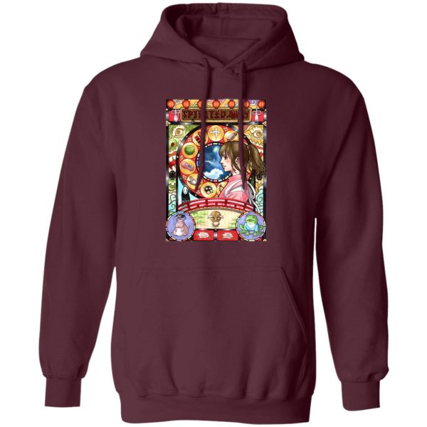 Spirited Away Frog - Spirited Away – Chihiro Portrait Art Hoodie-Apparel, Hoodie, Spirited Away, Spirited Away Frog