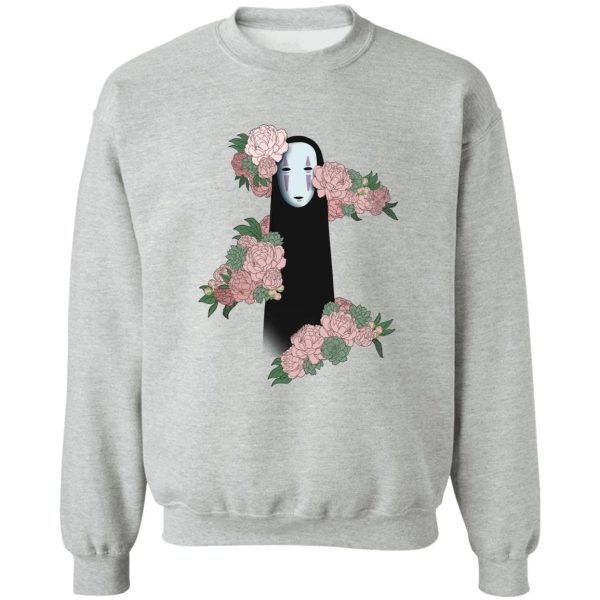 Spirited Away Tattoo - Spirited Away – Kaonashi by the Flowers style 2 Sweatshirt-Apparel, Spirited Away, Spirited Away Tattoo, Sweatshirt