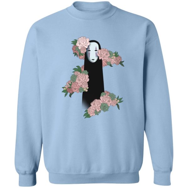 Spirited Away Tattoo - Spirited Away – Kaonashi by the Flowers style 2 Sweatshirt-Apparel, Spirited Away, Spirited Away Tattoo, Sweatshirt