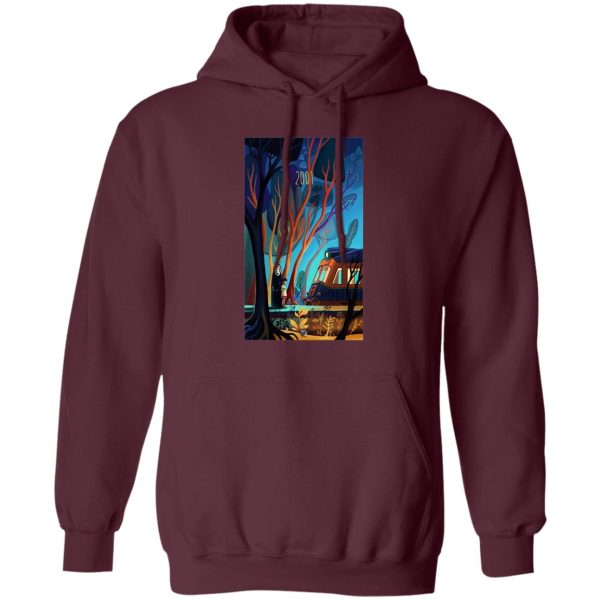 Spirited Away Chihiro - Spirited Away 2001 Illustration Hoodie-Apparel, Hoodie, Spirited Away, Spirited Away Chihiro