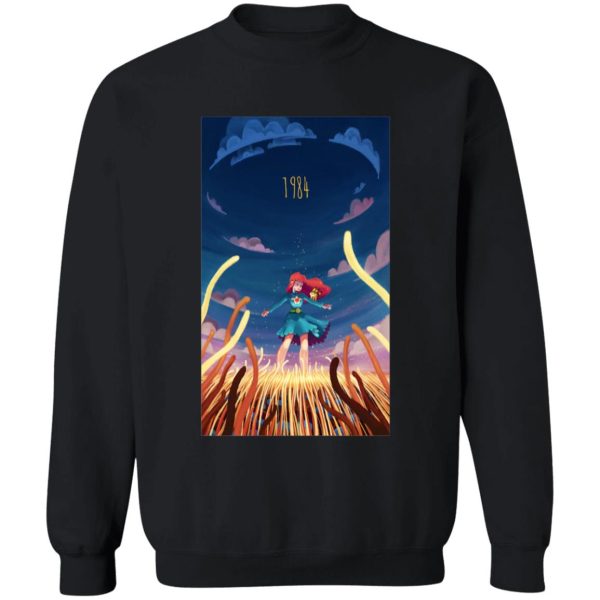 Nausicaa 1984 Illustration Sweatshirt-Apparel, Sweatshirt