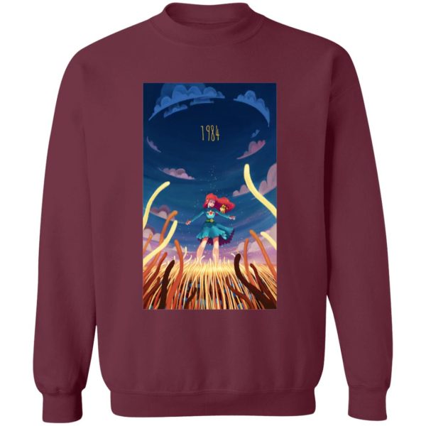 Nausicaa 1984 Illustration Sweatshirt-Apparel, Sweatshirt