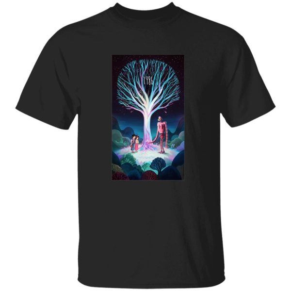 Laputa: Castle In The Sky - Laputa: Castle in The Sky 1986 Illustration T Shirt-Apparel, Laputa: Castle in the Sky, Tshirt