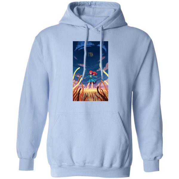 Nausicaa 1984 Illustration Hoodie-Apparel, Hoodie