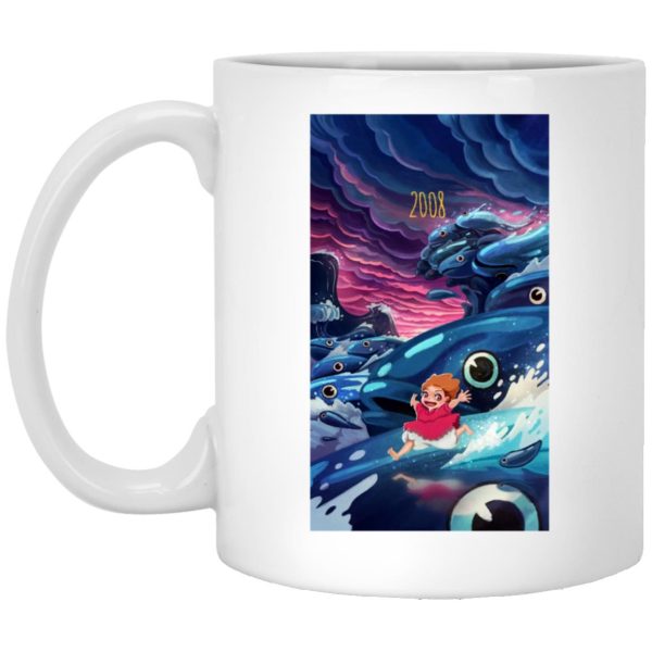 Ponyo Sosuke - Ponyo 2008 Illustration Mug-House Decor, Mug, ponyo, Ponyo Sosuke