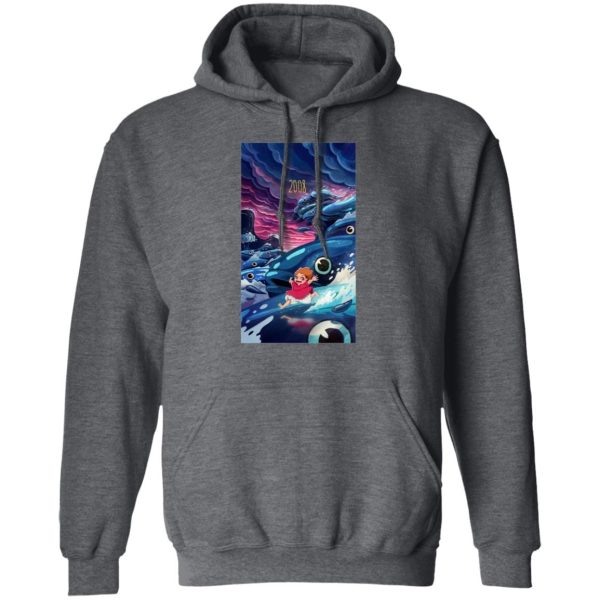 Nicole Ponyo - Ponyo 2008 Illustration Hoodie-Apparel, Hoodie, Nicole Ponyo, ponyo