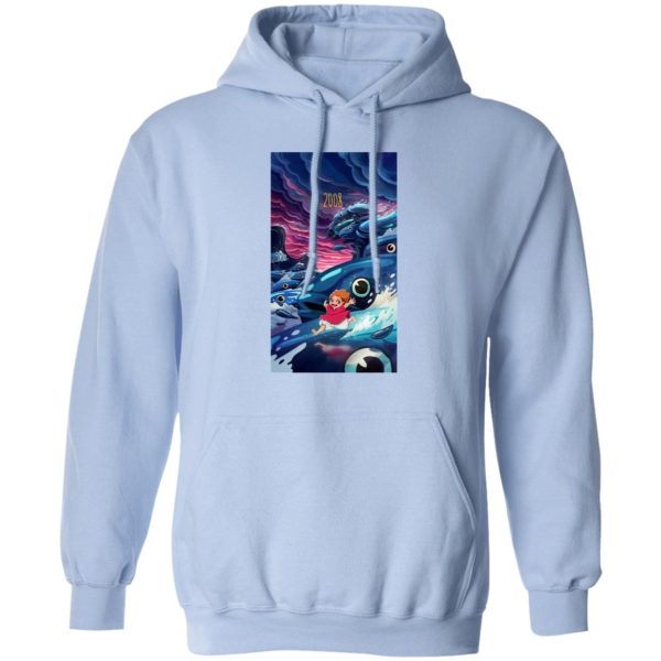 Nicole Ponyo - Ponyo 2008 Illustration Hoodie-Apparel, Hoodie, Nicole Ponyo, ponyo