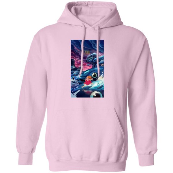 Nicole Ponyo - Ponyo 2008 Illustration Hoodie-Apparel, Hoodie, Nicole Ponyo, ponyo