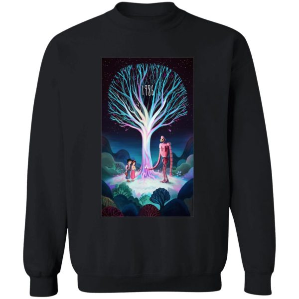 Laputa Castle In The Sky Cast - Laputa: Castle in The Sky 1986 Illustration Sweatshirt-Apparel, Laputa Castle In The Sky Cast, Laputa: Castle in the Sky, Sweatshirt