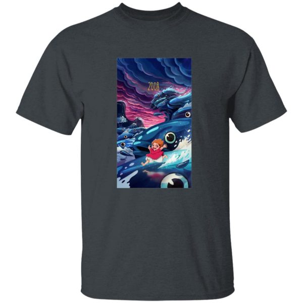 What Does Ponyo Mean - Ponyo 2008 Illustration T Shirt-Apparel, ponyo, Tshirt, What Does Ponyo Mean