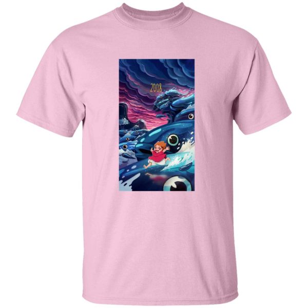 What Does Ponyo Mean - Ponyo 2008 Illustration T Shirt-Apparel, ponyo, Tshirt, What Does Ponyo Mean