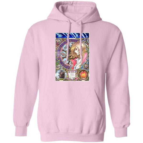 Howl's Moving Castle Merry Go Round Of Life Piano Sheet - Howl Portrait Art Hoodie-Apparel, Hoodie, Howl's Moving Castle, Howl's Moving Castle Merry Go Round Of Life Piano Sheet