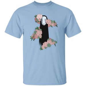 Spirited Away: Live On Stage - Spirited Away – Kaonashi by the Flowers style 2 T Shirt-Apparel, Spirited Away, Spirited Away: Live On Stage, Tshirt