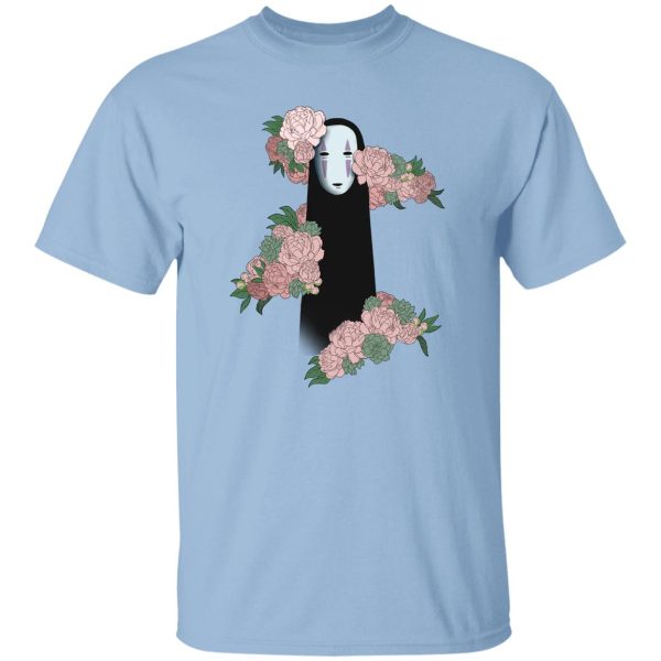 Spirited Away: Live On Stage - Spirited Away – Kaonashi by the Flowers style 2 T Shirt-Apparel, Spirited Away, Spirited Away: Live On Stage, Tshirt