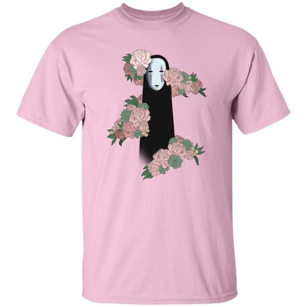 Spirited Away: Live On Stage - Spirited Away – Kaonashi by the Flowers style 2 T Shirt-Apparel, Spirited Away, Spirited Away: Live On Stage, Tshirt