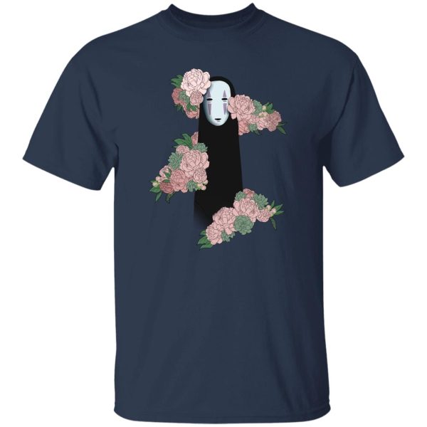 Spirited Away: Live On Stage - Spirited Away – Kaonashi by the Flowers style 2 T Shirt-Apparel, Spirited Away, Spirited Away: Live On Stage, Tshirt